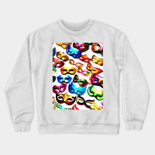 Disguise masks and hidden face so no one recognizes me Crewneck Sweatshirt